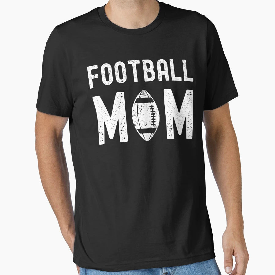 Football Mom T-Shirt - Fun Novelty Design for Adults - T-Shirt, Sweatshirt, Hoodie