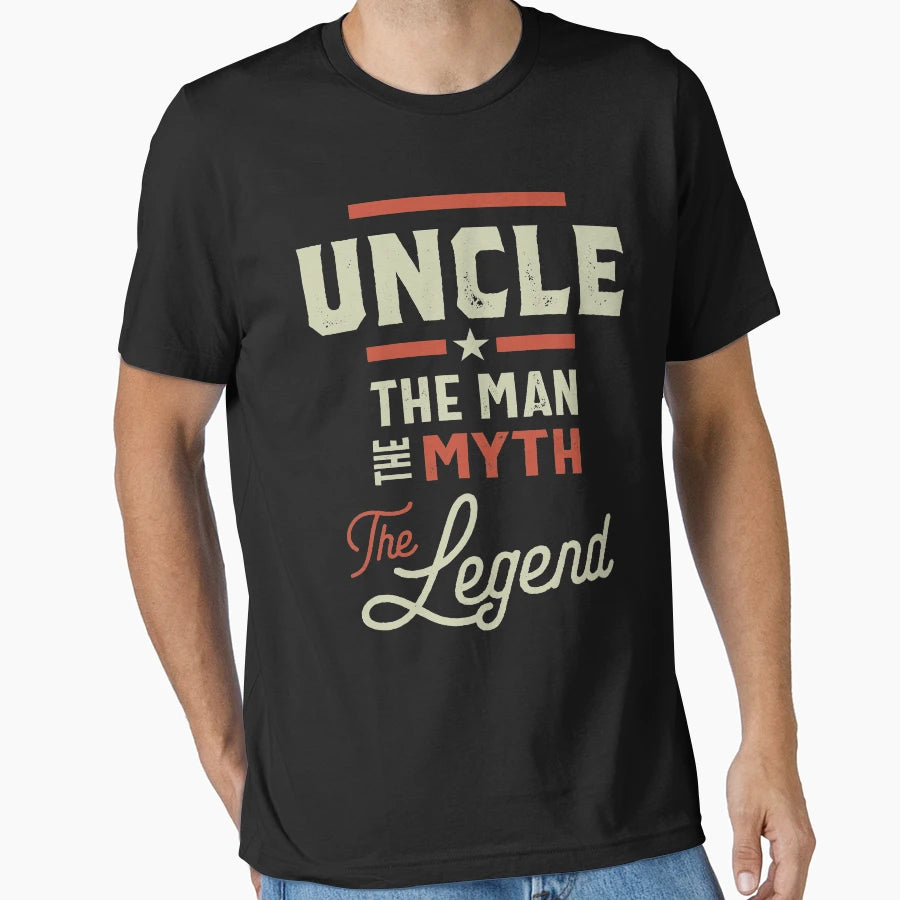 Mens Uncle Myth Legend Gift T-Shirt - Unique Graphic for Adults - T-Shirt, Sweatshirt, Hoodie