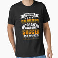 Grandpa Proud Grandpa Awesome Soccer T-Shirt - Unique Graphic Men Women - T-Shirt, Sweatshirt, Hoodie