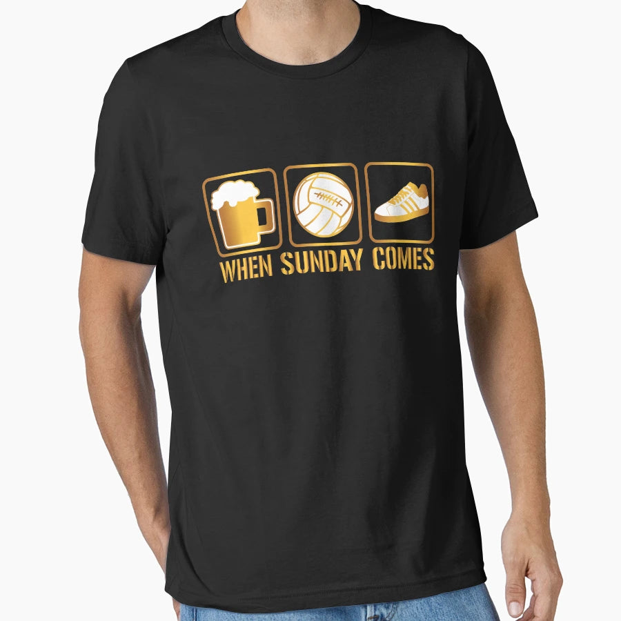 When Sunday Comes Ultras Casuals T-Shirt - Trendy Graphic for Adults - T-Shirt, Sweatshirt, Hoodie