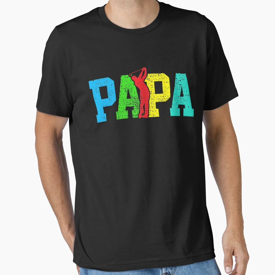 Golf Papa Fathers Day T-Shirt - Fun Novelty Design Unisex - T-Shirt, Sweatshirt, Hoodie
