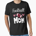 Funny Rugby Mom Gift Football Mom T-Shirt - Minimalist Print for Adults - T-Shirt, Sweatshirt, Hoodie
