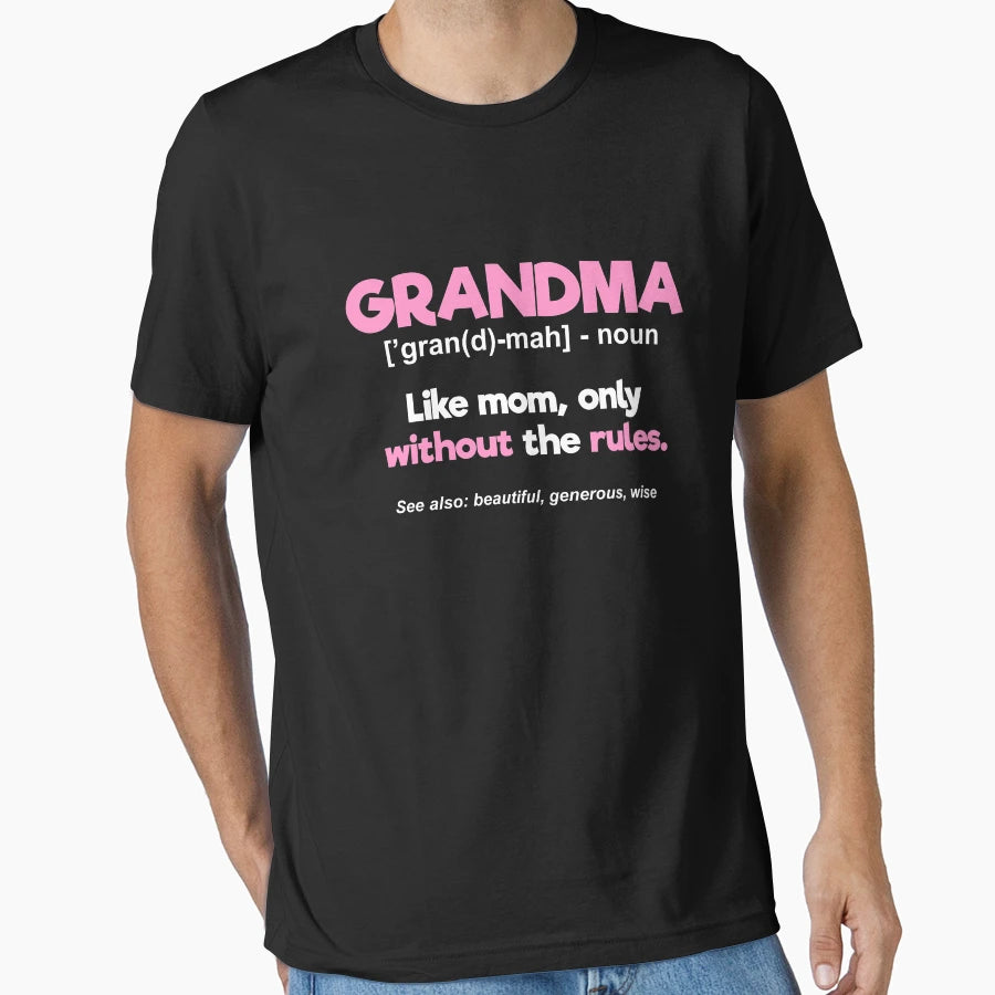 Grandma Like Mom T-Shirt - Aesthetic Graphic for Adults - T-Shirt, Sweatshirt, Hoodie