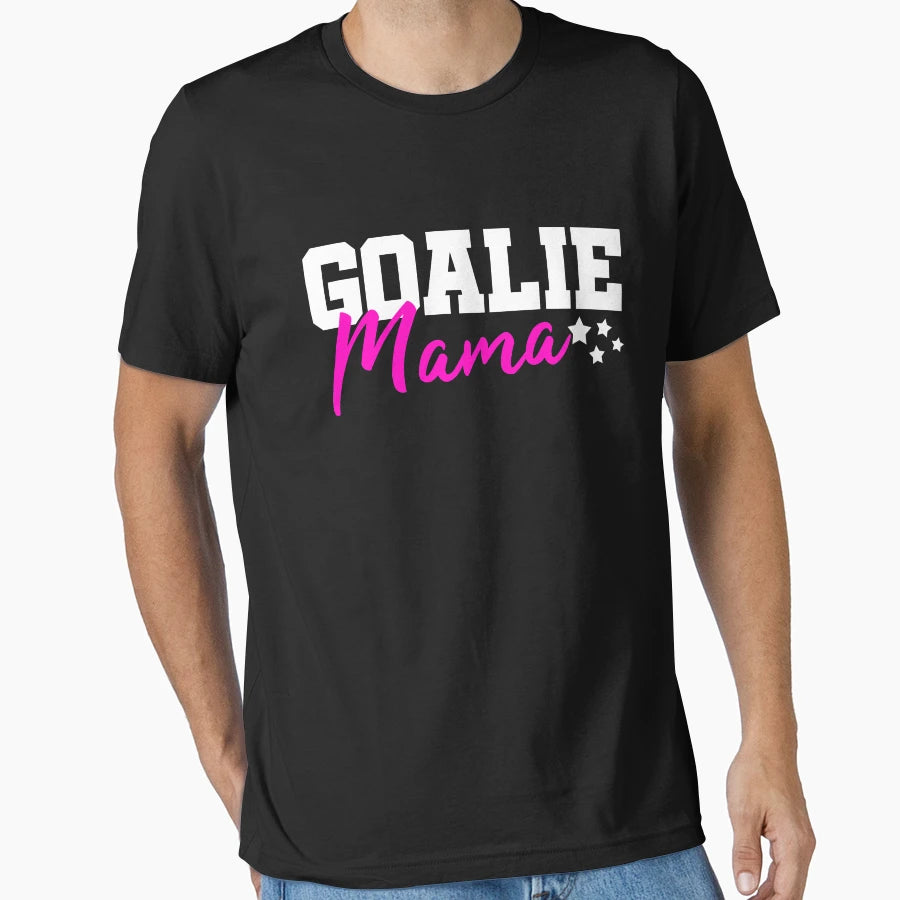 Goalie Mama T-Shirt - Novelty Apparel for Adults - T-Shirt, Sweatshirt, Hoodie