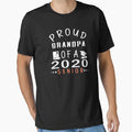 Proud Grandpa 2020 Senior Class 2020 T-Shirt - Custom Art Print Men Women - T-Shirt, Sweatshirt, Hoodie