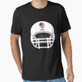 American Football Helmt Usa T-Shirt - Minimalist Print for Adults - T-Shirt, Sweatshirt, Hoodie