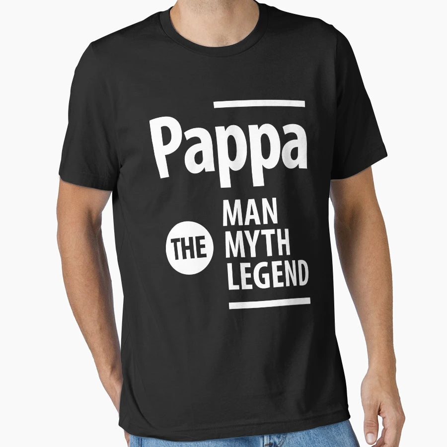Pappa Myth Legend T-Shirt - Custom Art Print for Adults - T-Shirt, Sweatshirt, Hoodie