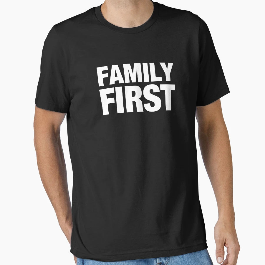 Family First Family Car Family Stick T-Shirt - Graphic Print for Adults - T-Shirt, Sweatshirt, Hoodie