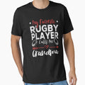 Rugby Grandma Rugby Player Proud T-Shirt - Trendy Graphic for Adults - T-Shirt, Sweatshirt, Hoodie