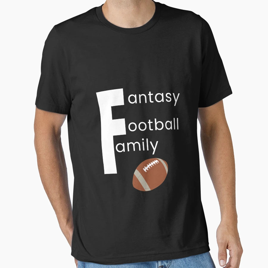 Fantasy Football Family Fun Football T-Shirt - Trendy Graphic for Adults - T-Shirt, Sweatshirt, Hoodie