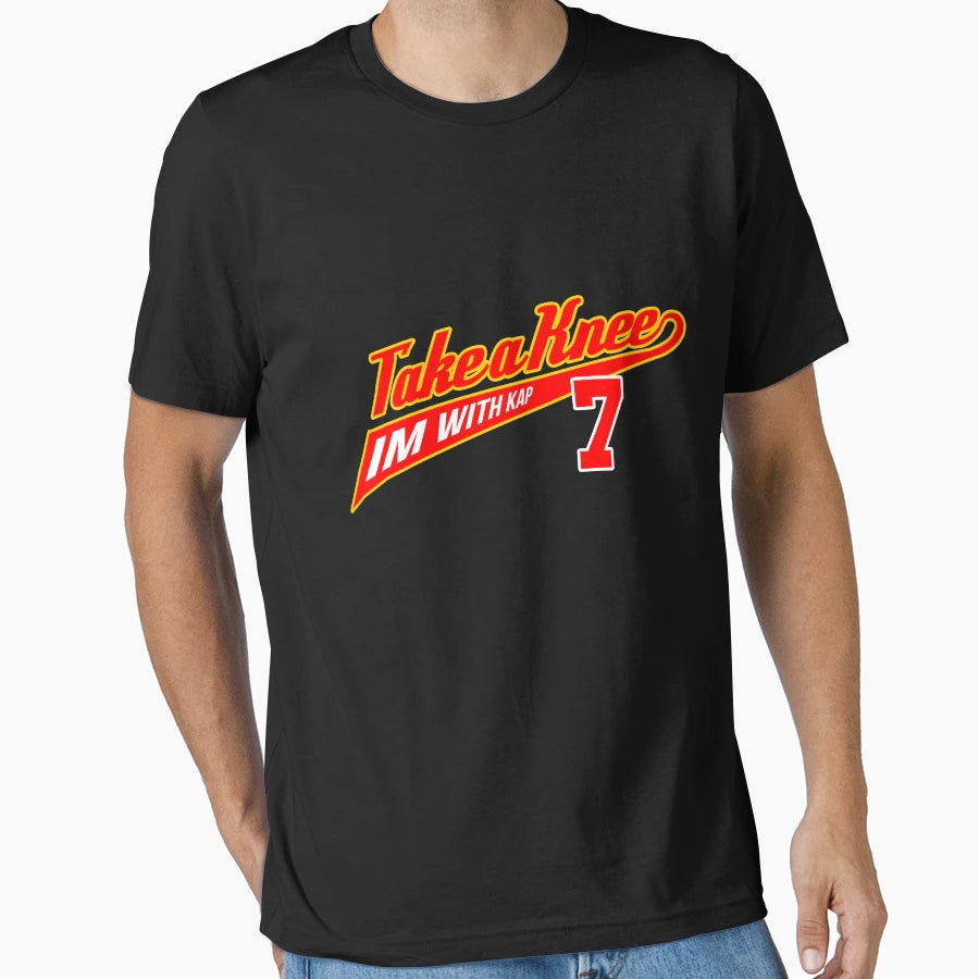 Take Knee Im Kap 7 Imwithkap Takeaknee T-Shirt - Custom Art Print Men Women - T-Shirt, Sweatshirt, Hoodie