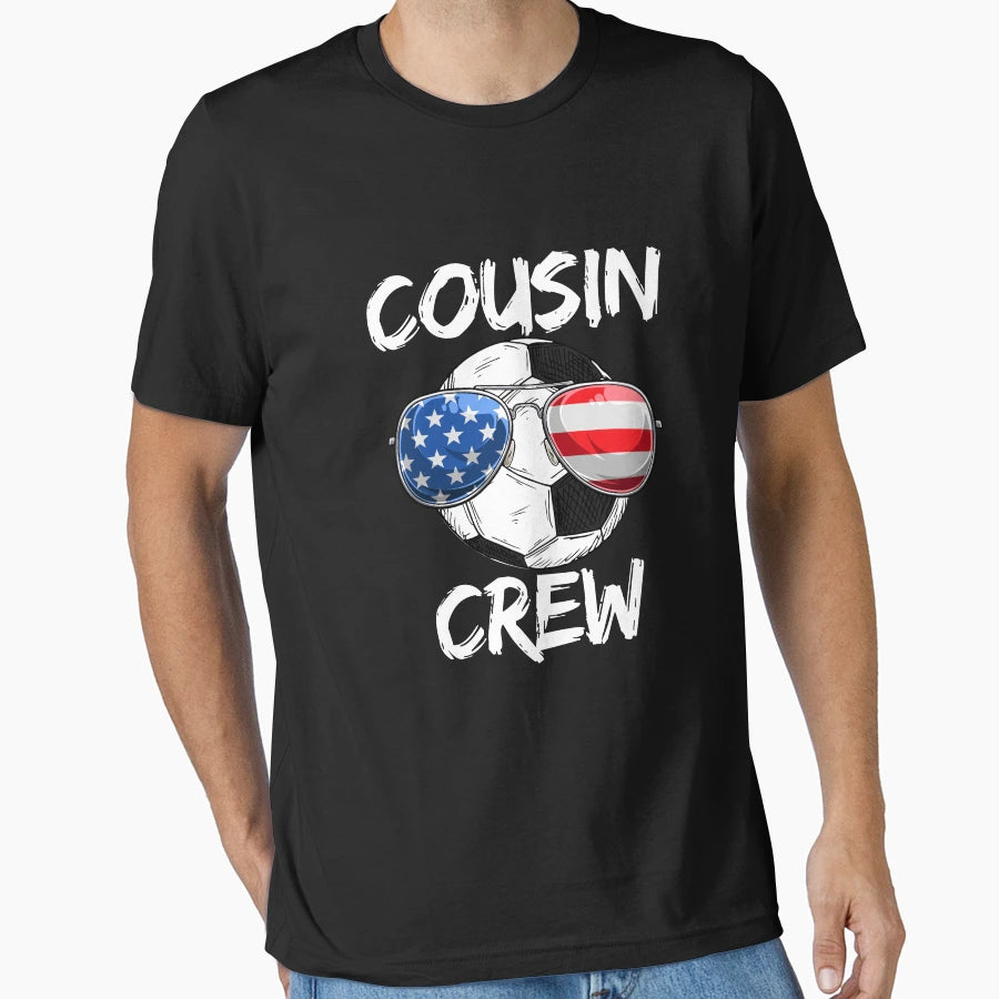 Cousin Crew Soccer Players Gifts T-Shirt - Fun Novelty Design for Adults - T-Shirt, Sweatshirt, Hoodie