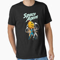 Space Agent Heroes Posed for Action by JonesComics - Adult & Kids T-Shirts, Sweatshirts & Hoodies apparel design preview 1