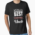 Worlds Best Brother Uncle T-Shirt - Casual Everyday Wear for Adults - T-Shirt, Sweatshirt, Hoodie