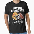 Thats My Grandson Out There Football T-Shirt - Trendy Graphic Unisex - T-Shirt, Sweatshirt, Hoodie
