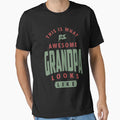 Awesome Grandpa T-Shirt - Unique Graphic for Adults - T-Shirt, Sweatshirt, Hoodie