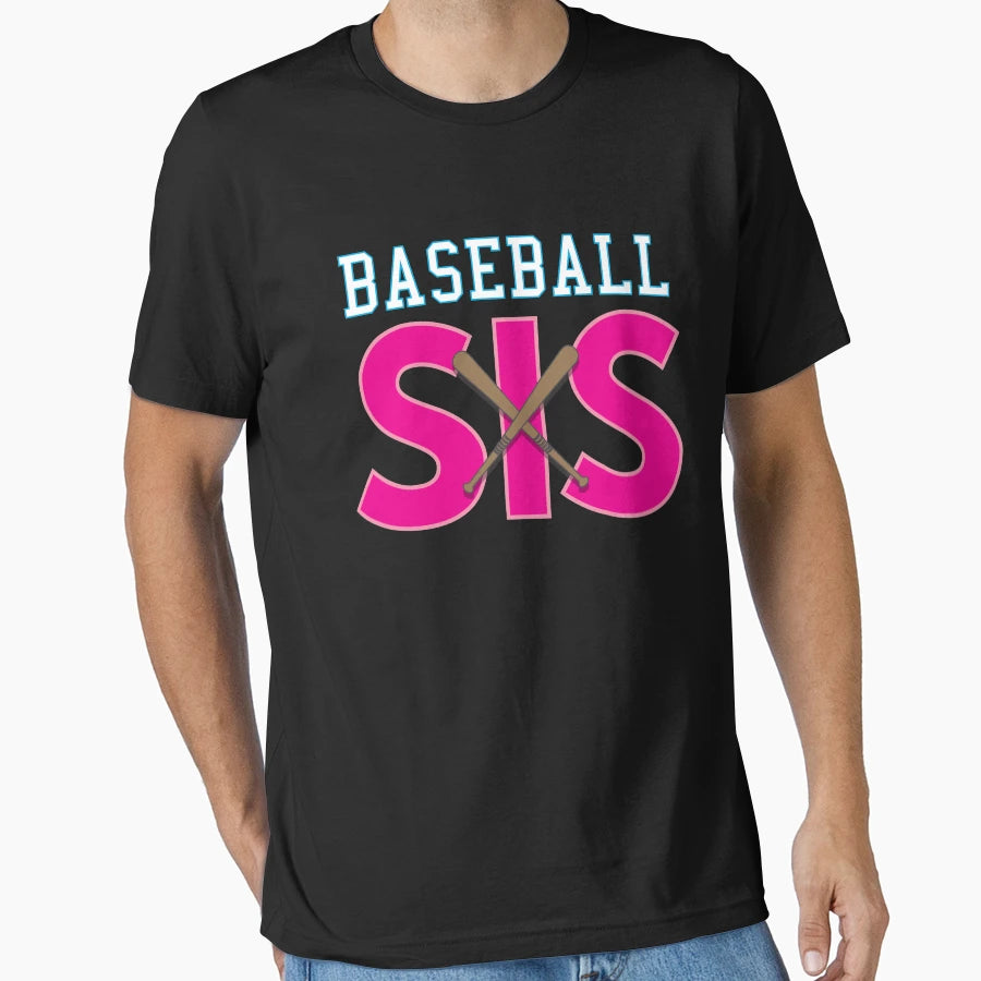 Baseball Sis T-Shirt - Minimalist Print Men Women - T-Shirt, Sweatshirt, Hoodie