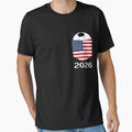 Soccer 2026 Usa Breast Pocket T-Shirt - Casual Everyday Wear Unisex - T-Shirt, Sweatshirt, Hoodie