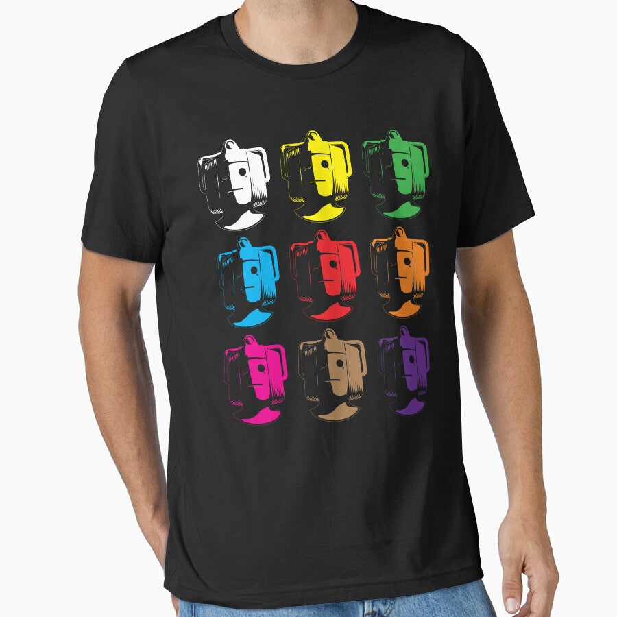 Cyberman pop art by Rob Stephens - Adult & Kids T-Shirts, Sweatshirts & Hoodies apparel design preview 1
