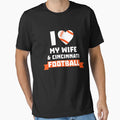 I Love Wife Cincinnati Football T-Shirt - Fun Novelty Design for Adults - T-Shirt, Sweatshirt, Hoodie