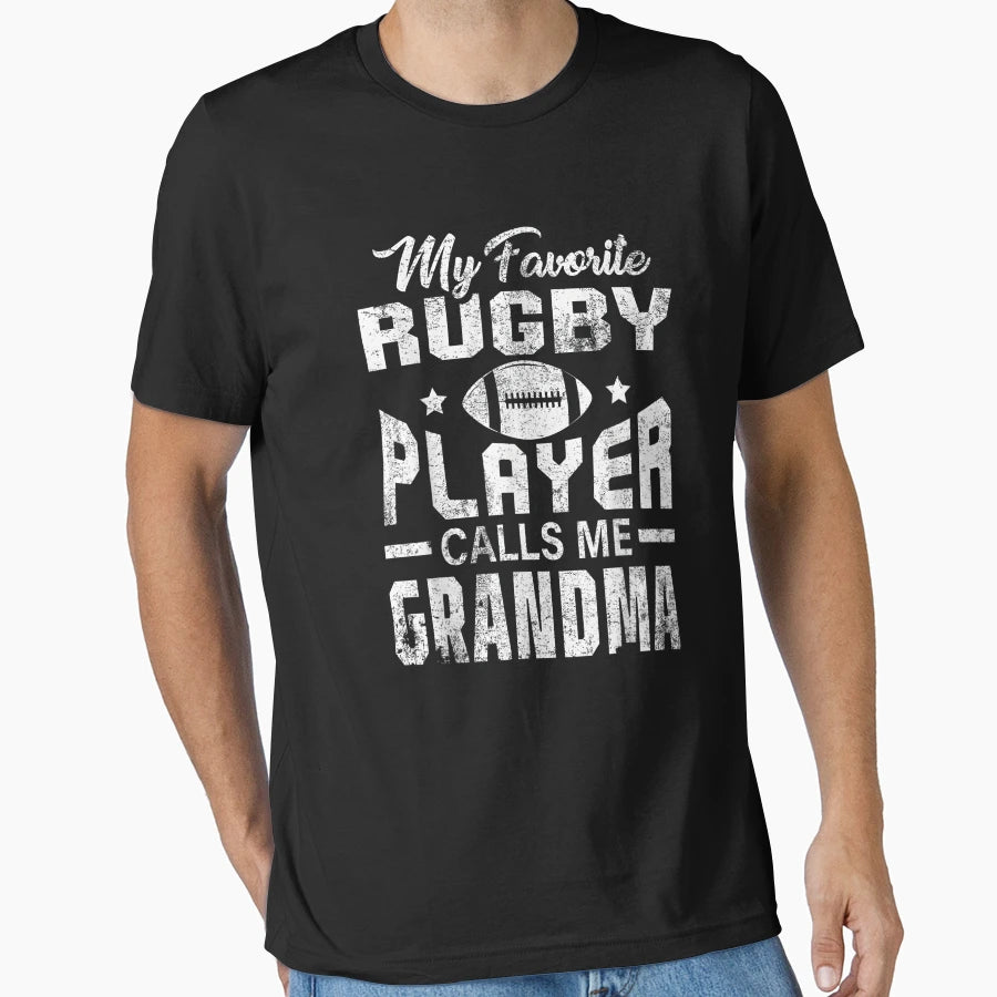 My Favorite Rugby Player Calls Me T-Shirt - Unique Graphic Men Women - T-Shirt, Sweatshirt, Hoodie