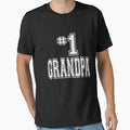 1 Grandpa Fathers Day T-Shirt - Aesthetic Graphic Unisex - T-Shirt, Sweatshirt, Hoodie