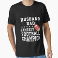 Husband Dad Fantasy Football Champion T-Shirt - Novelty Apparel for Adults - T-Shirt, Sweatshirt, Hoodie
