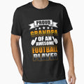 Grandpa Proud Grandpa Awesome T-Shirt - Custom Art Print Men Women - T-Shirt, Sweatshirt, Hoodie