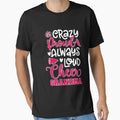 Crazy Proud Cheer Grandma T-Shirt - Casual Everyday Wear for Adults - T-Shirt, Sweatshirt, Hoodie
