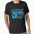 Sunday Funday Football Helmet T-Shirt - Trendy Graphic Unisex - T-Shirt, Sweatshirt, Hoodie