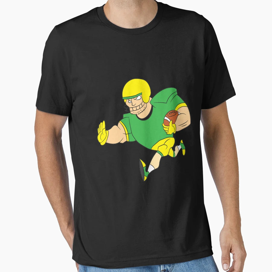 American Football Player Runs T-Shirt - Fun Novelty Design Men Women - T-Shirt, Sweatshirt, Hoodie