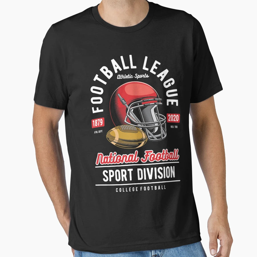 Football League T-Shirt - Aesthetic Graphic for Adults - T-Shirt, Sweatshirt, Hoodie