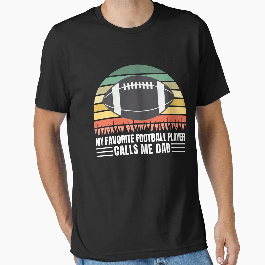 Football Dad Coach Football Lover T-Shirt - Casual Everyday Wear Unisex - T-Shirt, Sweatshirt, Hoodie
