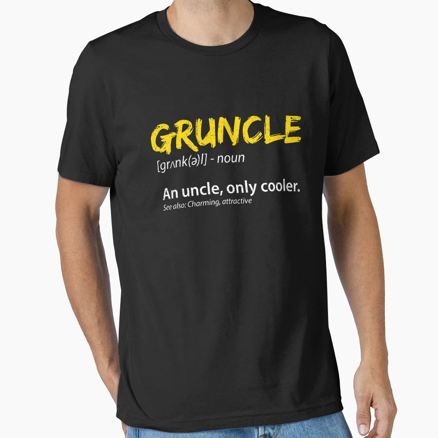 Gruncle Definition Great Uncle Family T-Shirt - Trendy Graphic Men Women - T-Shirt, Sweatshirt, Hoodie