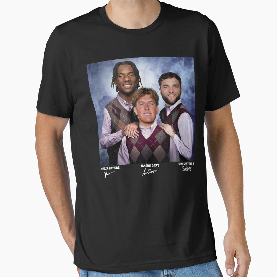 Jaxson Dart Cam Skattebo Malik Nabers T-Shirt - Novelty Apparel for Adults - T-Shirt, Sweatshirt, Hoodie
