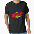 Superhero Uncle T-Shirt - Fun Novelty Design for Adults - T-Shirt, Sweatshirt, Hoodie