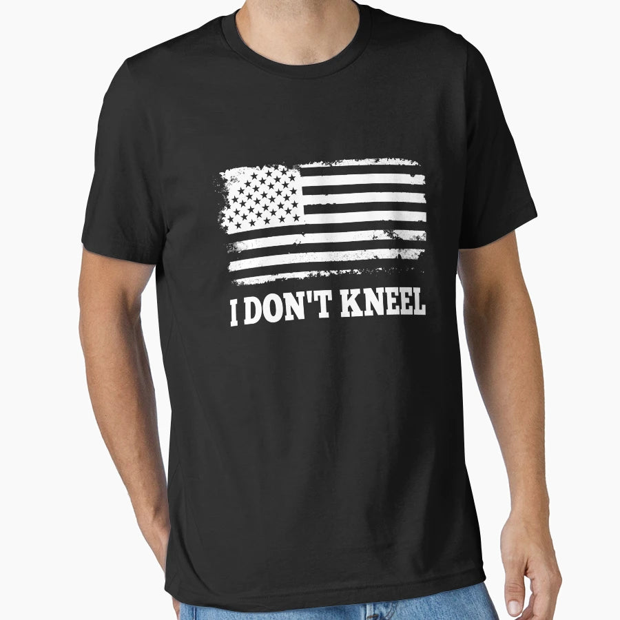 I Dont Kneel T-Shirt - Minimalist Print for Adults - T-Shirt, Sweatshirt, Hoodie