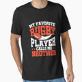 My Favorite Rugby Player Calls Me T-Shirt - Trendy Graphic Men Women - T-Shirt, Sweatshirt, Hoodie