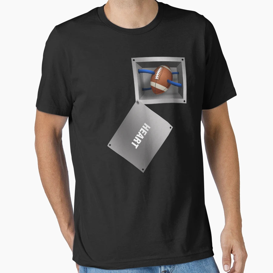 Love Football T-Shirt - Fun Novelty Design for Adults - T-Shirt, Sweatshirt, Hoodie