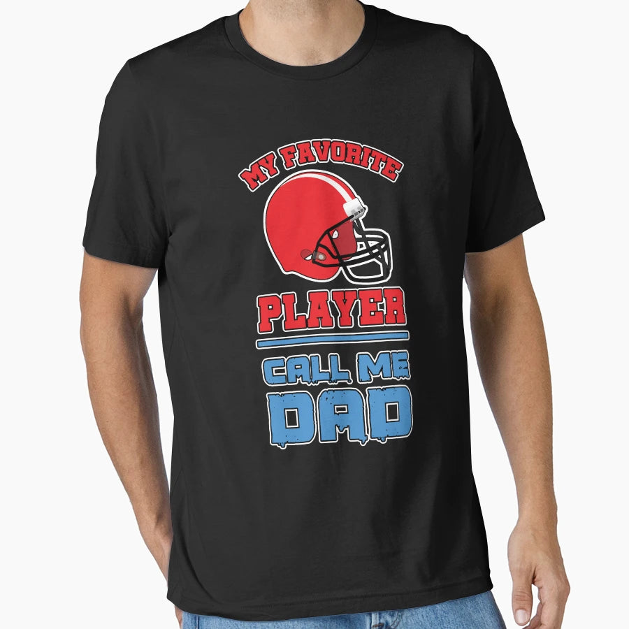 My Favorite Player Call Me Dad T-Shirt - Custom Art Print for Adults - T-Shirt, Sweatshirt, Hoodie