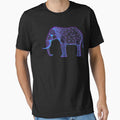 3D Elephant Anaglyph Stereoscopic Effect by Denis - Adult & Kids T-Shirts, Sweatshirts & Hoodies apparel design preview 1