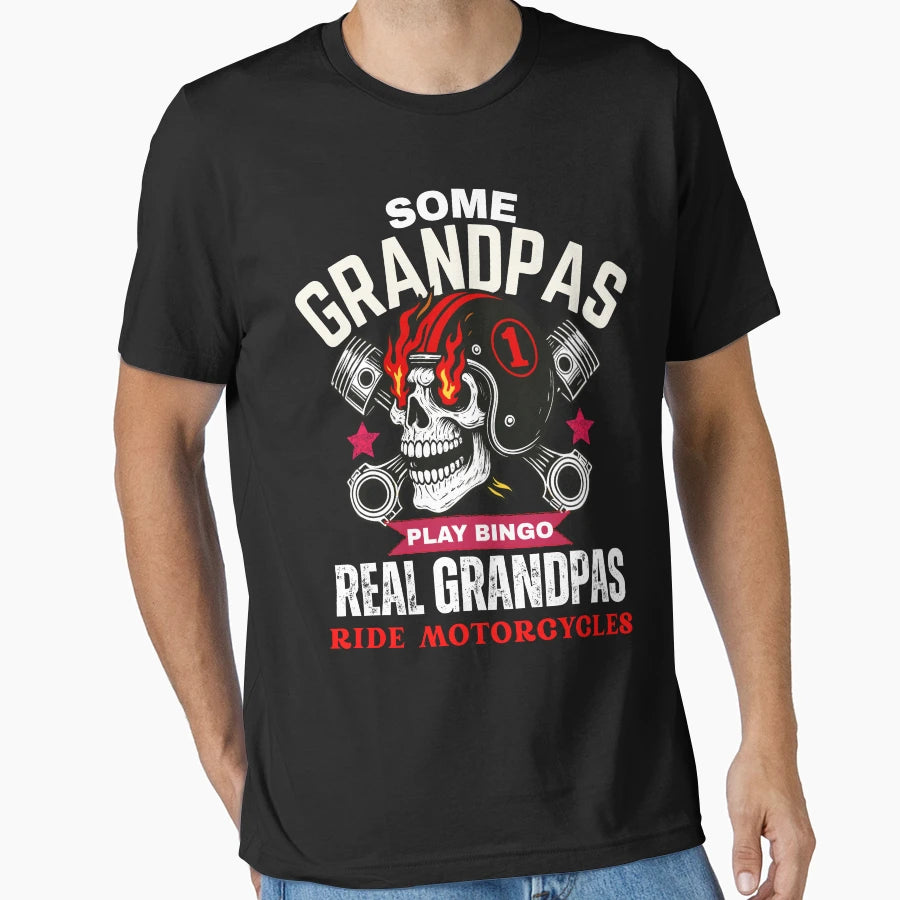 Some Grandpas Play Bingo Real T-Shirt - Casual Everyday Wear for Adults - T-Shirt, Sweatshirt, Hoodie