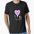 I Love U T Shirts I Love Footballs T-Shirt - Streetwear Style Men Women - T-Shirt, Sweatshirt, Hoodie