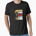 Papa Is My Name Hip Hop Is My Game T-Shirt - Casual Everyday Wear Unisex - T-Shirt, Sweatshirt, Hoodie