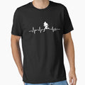 American Football Heartbeat Pulse T-Shirt - Casual Everyday Wear Unisex - T-Shirt, Sweatshirt, Hoodie