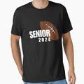 Senior 2024 Football T-Shirt - Casual Everyday Wear for Adults - T-Shirt, Sweatshirt, Hoodie