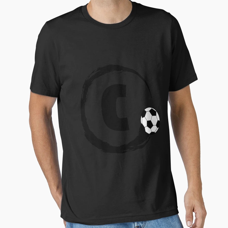 Monogram C Soccer Ball Speeding T-Shirt - Graphic Print Men Women - T-Shirt, Sweatshirt, Hoodie