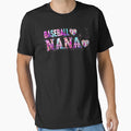 Baseball Nana Gigi Grandma Heart Tie Dye T-Shirt - Minimalist Print Unisex - T-Shirt, Sweatshirt, Hoodie