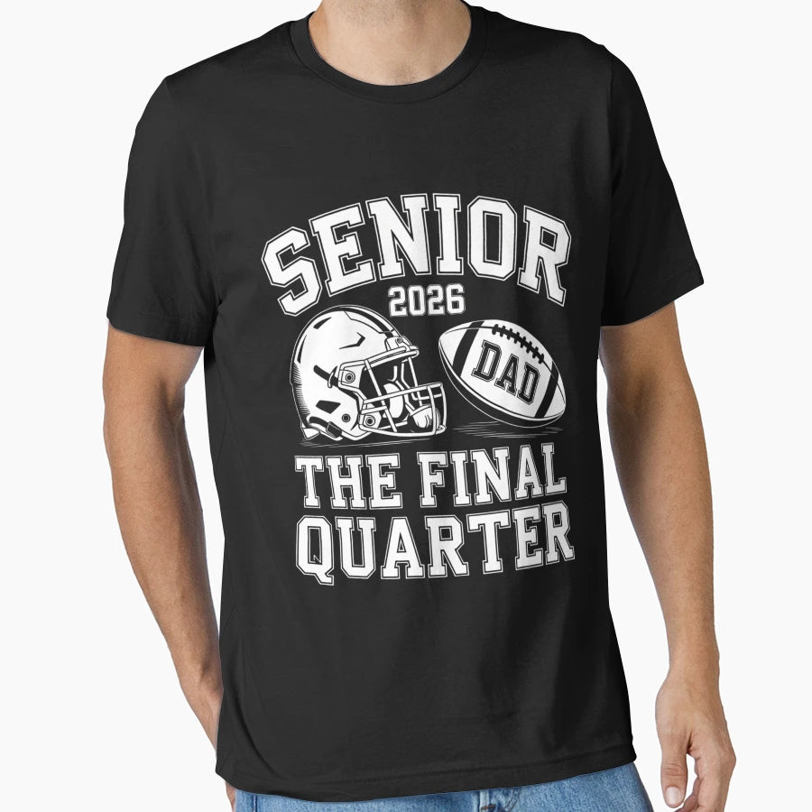 Football Senior 2026 T-Shirt - Minimalist Print for Adults - T-Shirt, Sweatshirt, Hoodie