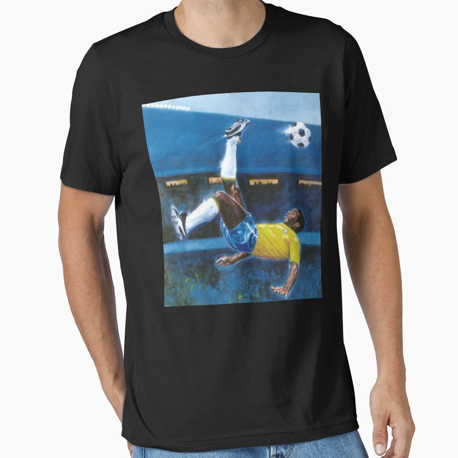 Pele Brazil T-Shirt - Novelty Apparel for Adults - T-Shirt, Sweatshirt, Hoodie